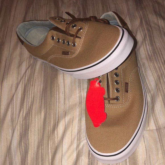 tan vans low top